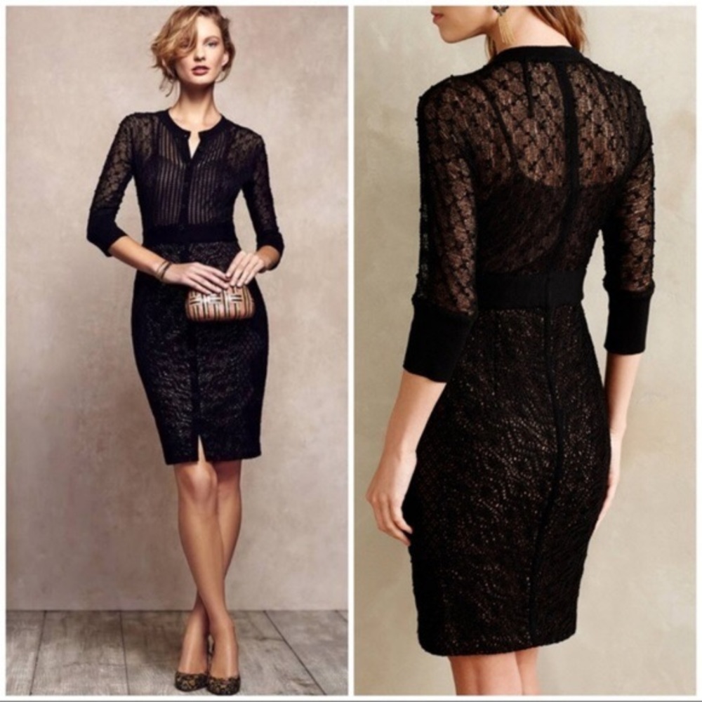 Anthropologie NWT Byron Lars Mona lace dress sz 6